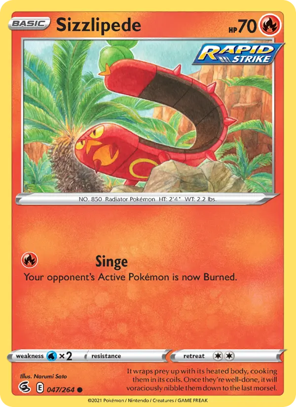 Sizzlipede #47 — Fusion Strike