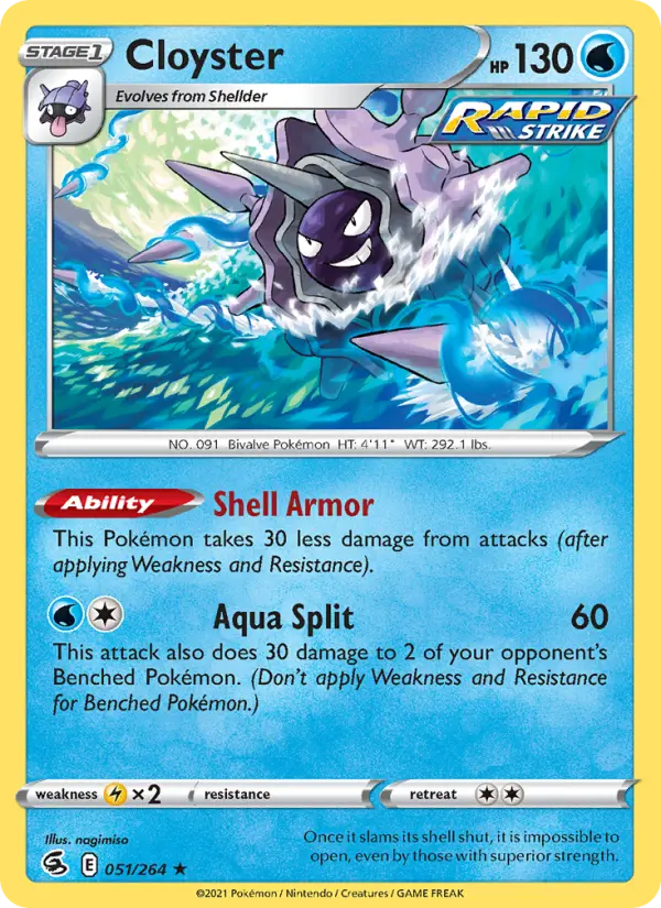 Cloyster #51 — Fusion Strike