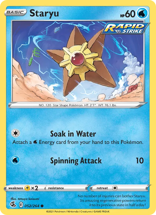 Staryu #52 — Fusion Strike
