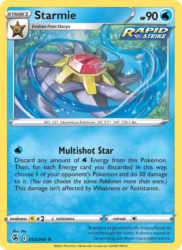 Starmie #53 — Fusion Strike