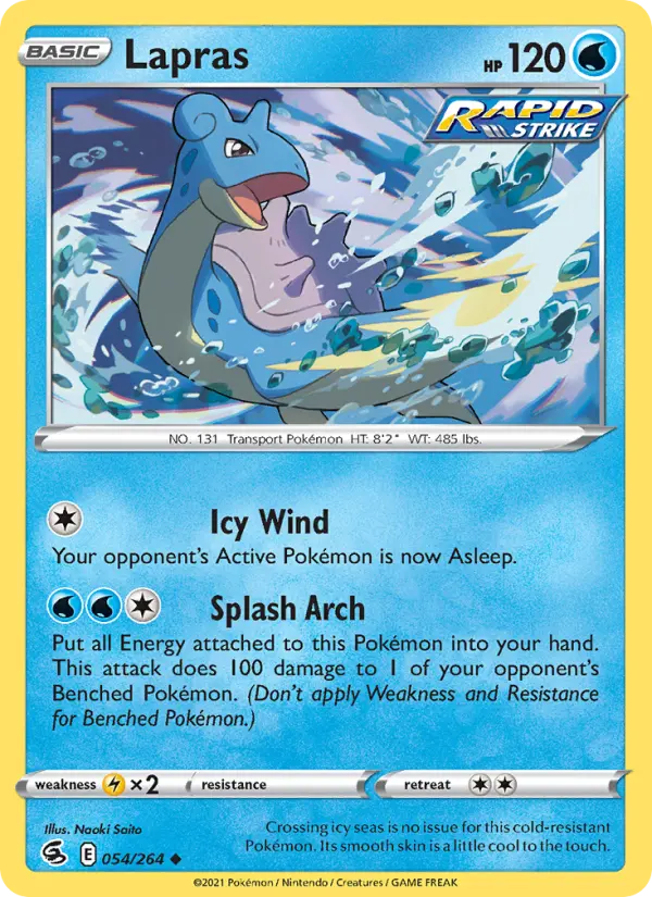Lapras #54 — Fusion Strike