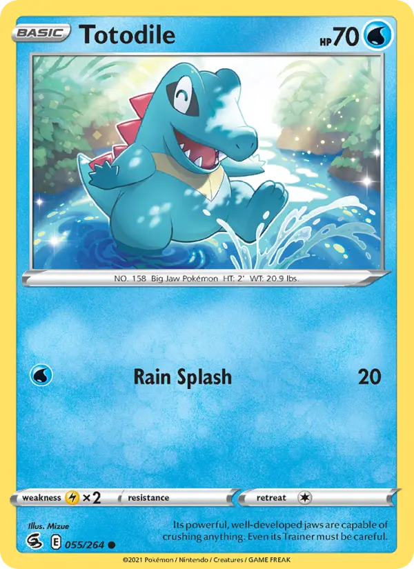 Totodile #55 — Fusion Strike