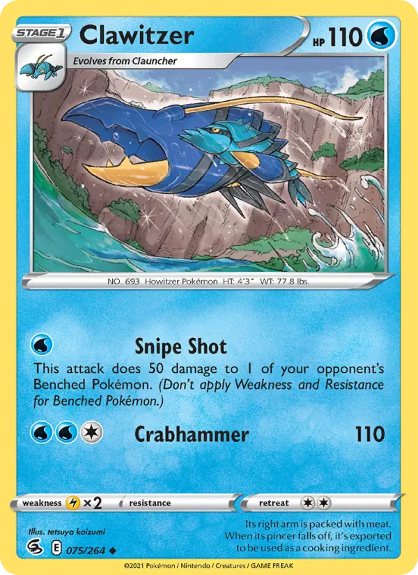Clawitzer #75 — Fusion Strike