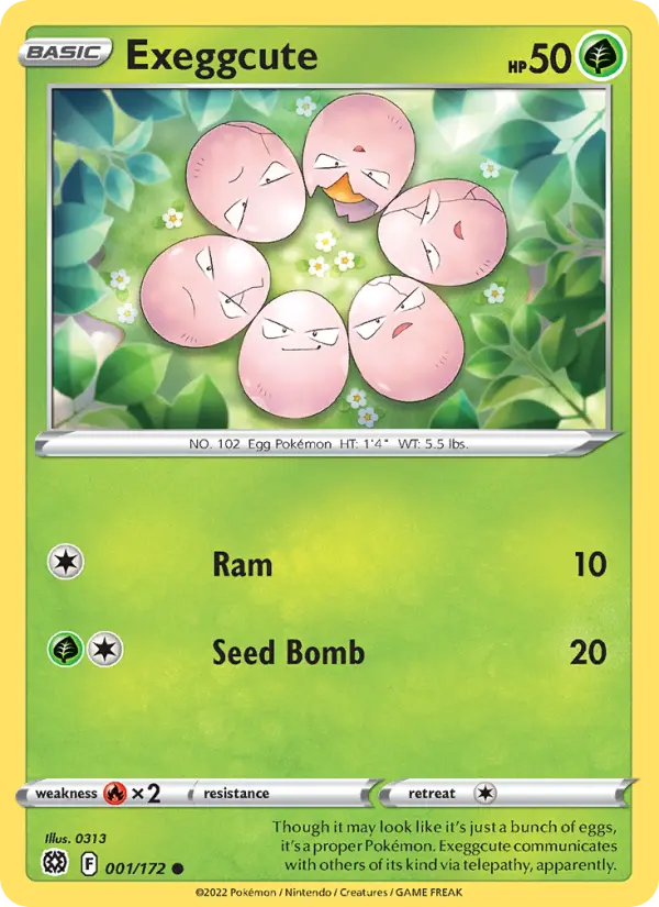 Exeggcute #001 — Brilliant Stars