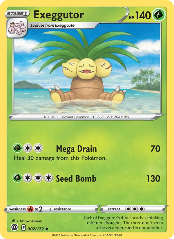 Exeggutor #002 — Brilliant Stars