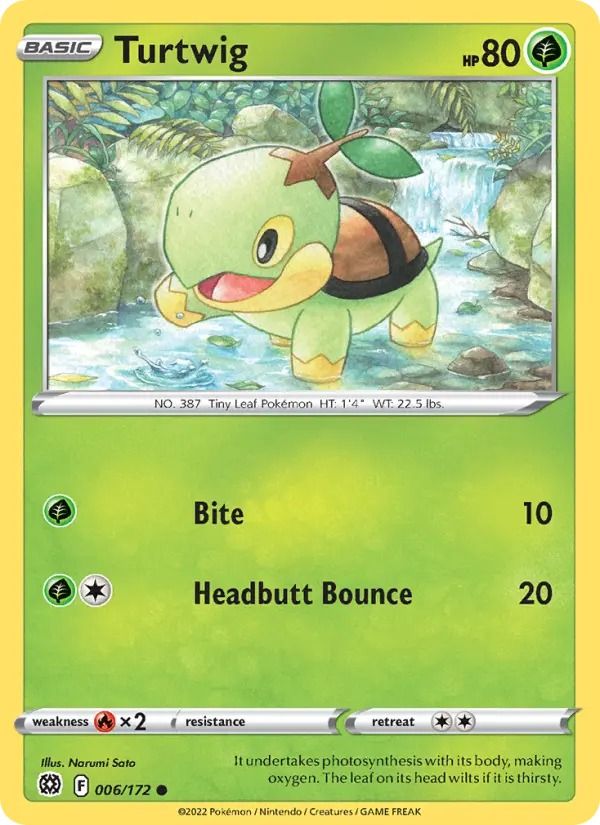 Turtwig #006 — Brilliant Stars