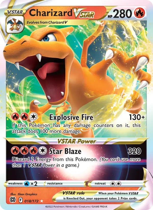 Charizard VSTAR #018 — Brilliant Stars