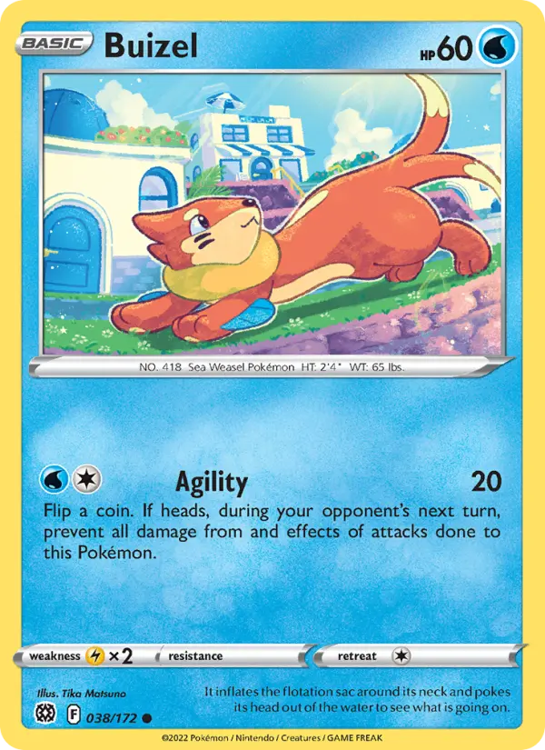Buizel #038 — Brilliant Stars