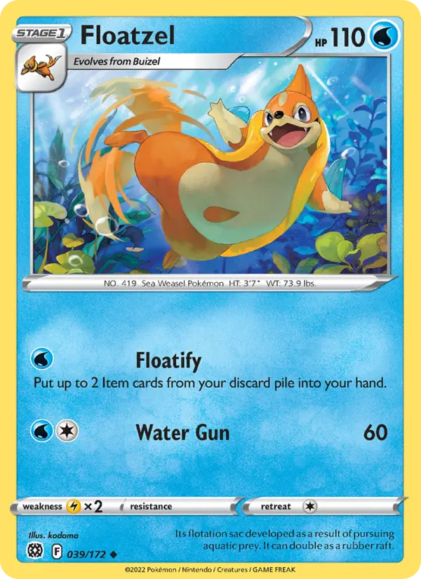 Floatzel #039 — Brilliant Stars