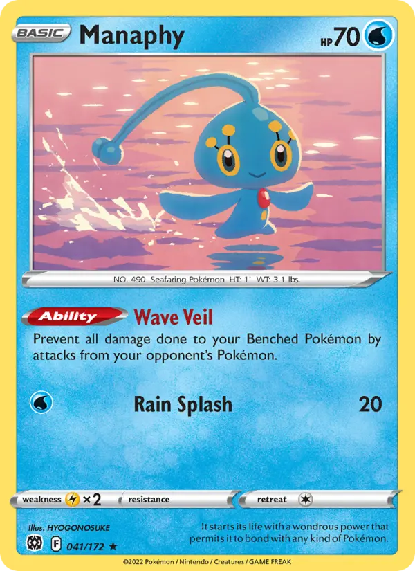 Manaphy #041 — Brilliant Stars