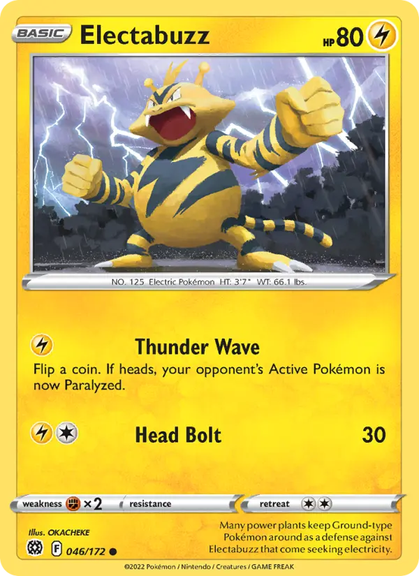 Electabuzz #046 — Brilliant Stars