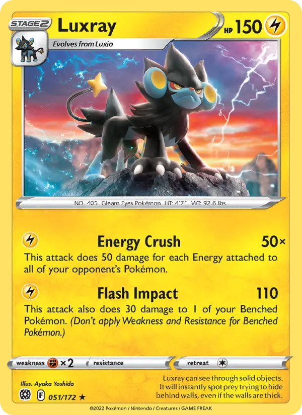 Luxray #051 — Brilliant Stars