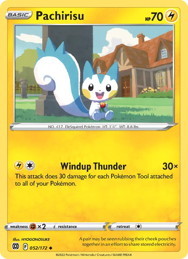 Pachirisu #052 — Brilliant Stars