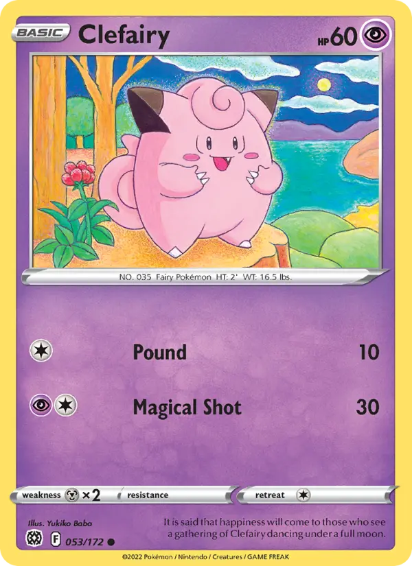 Clefairy #053 — Brilliant Stars