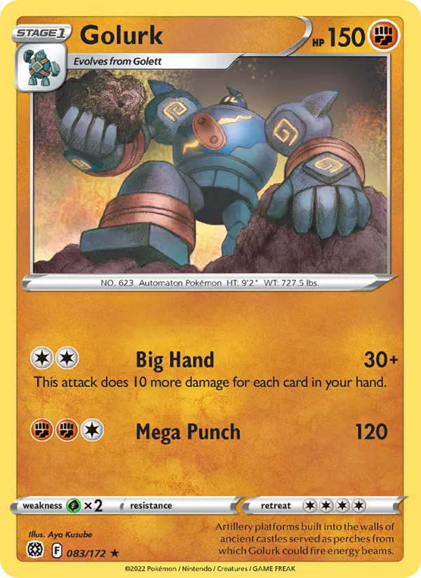 Golurk #083 — Brilliant Stars