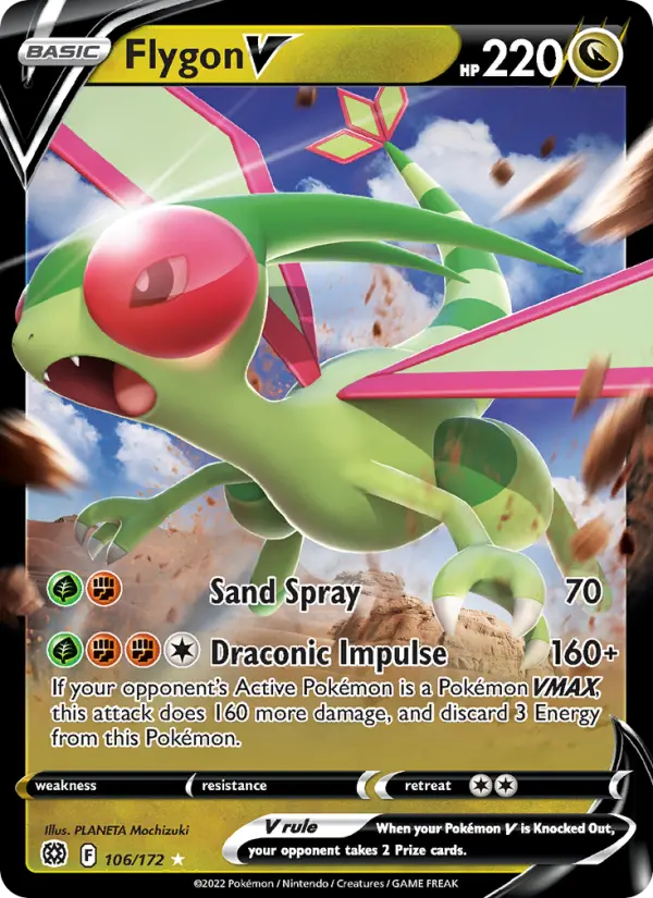Flygon V #106 — Brilliant Stars