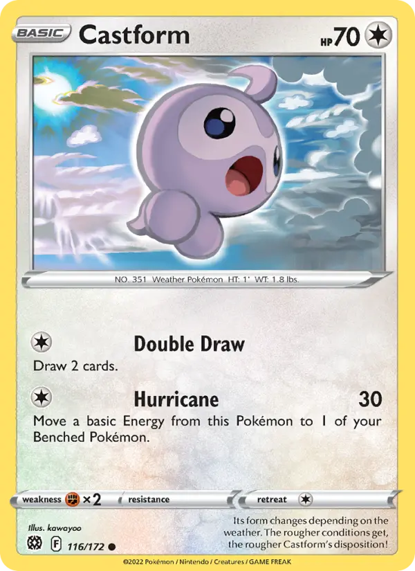 Castform #116 — Brilliant Stars