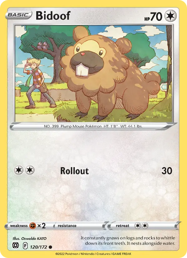 Bidoof #120 — Brilliant Stars