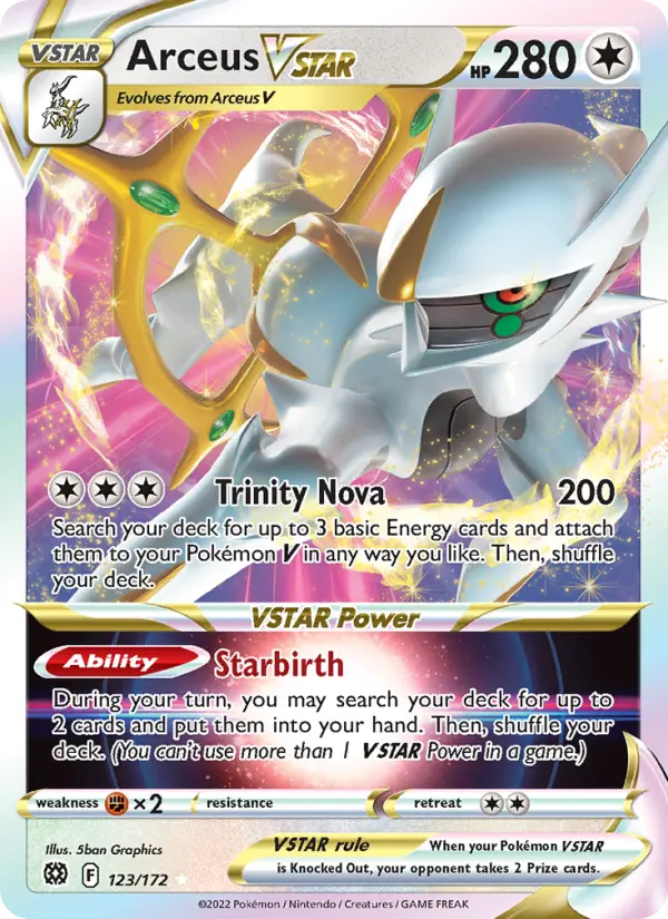 Arceus VSTAR #123 — Brilliant Stars