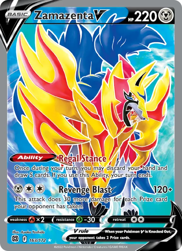 Zamazenta V #163 — Brilliant Stars