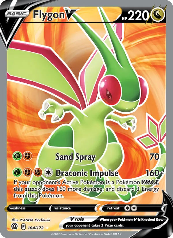 Flygon V #164 — Brilliant Stars