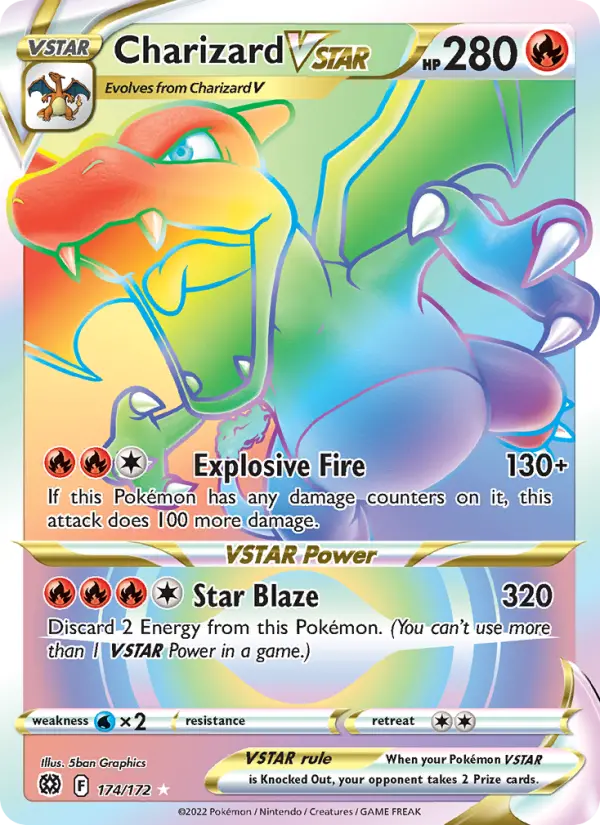 Charizard VSTAR #174 — Brilliant Stars