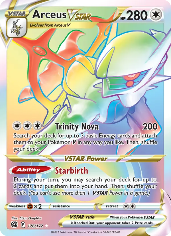 Arceus VSTAR #176 — Brilliant Stars