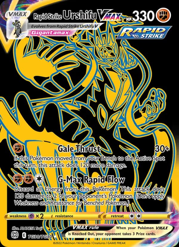 Rapid Strike Urshifu VMAX #TG30 — Brilliant Stars