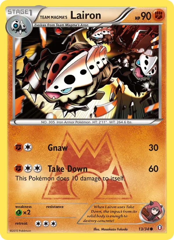 Team Magma's Lairon #13 — Double Crisis