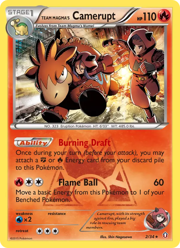 Team Magma's Camerupt #2 — Double Crisis