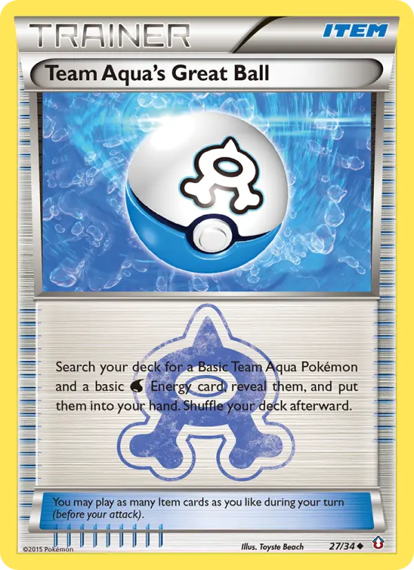 Team Aqua's Great Ball #27 — Double Crisis