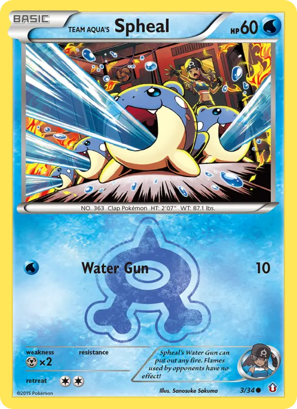 Team Aqua's Spheal #3 — Double Crisis