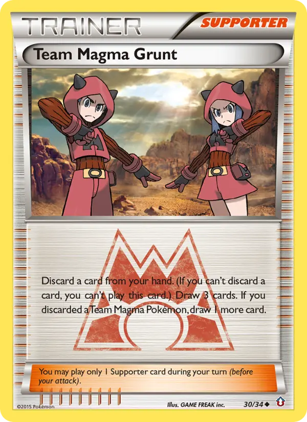Team Magma Grunt #30 — Double Crisis