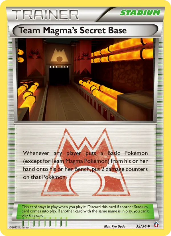 Team Magma's Secret Base #32 — Double Crisis