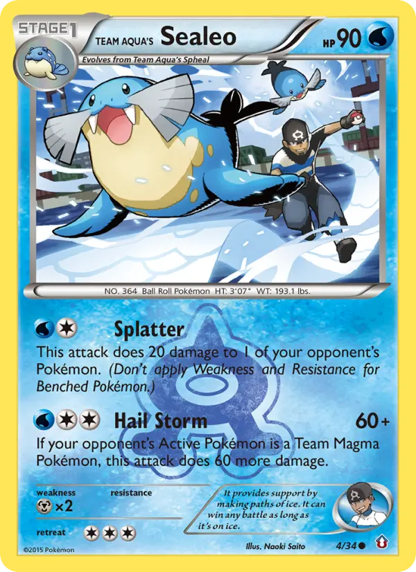 Team Aqua's Sealeo #4 — Double Crisis