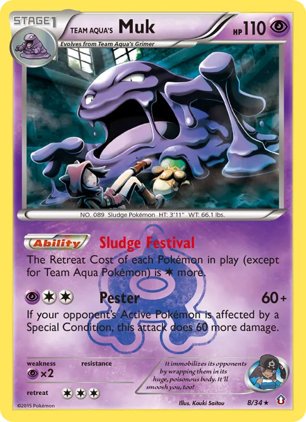 Team Aqua's Muk #8 — Double Crisis