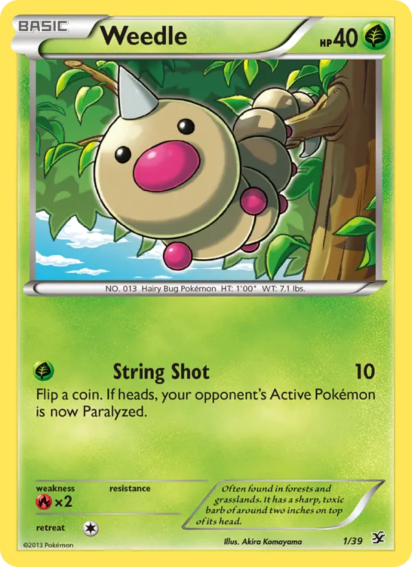 Weedle #1 — Kalos Starter Set