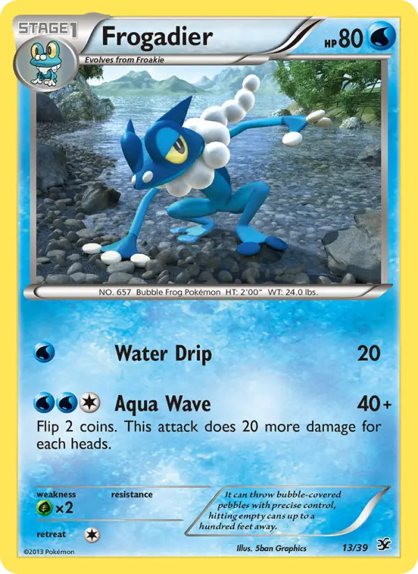 Frogadier #13 — Kalos Starter Set