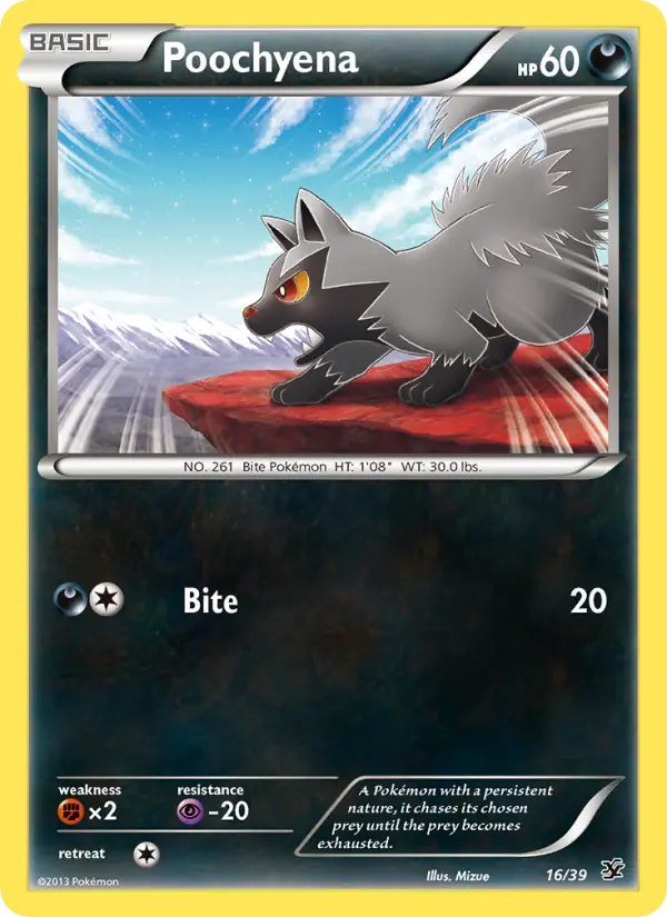 Poochyena #16 — Kalos Starter Set