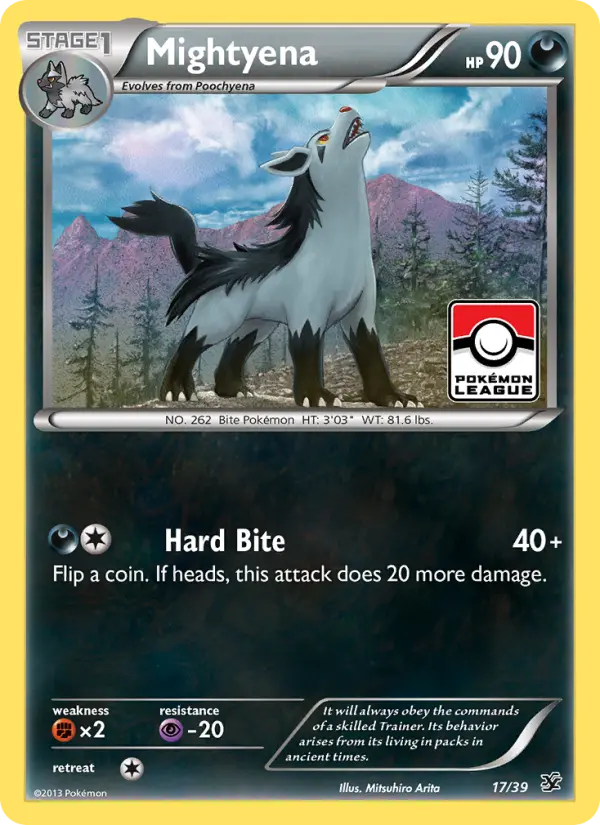Mightyena #17 — Kalos Starter Set