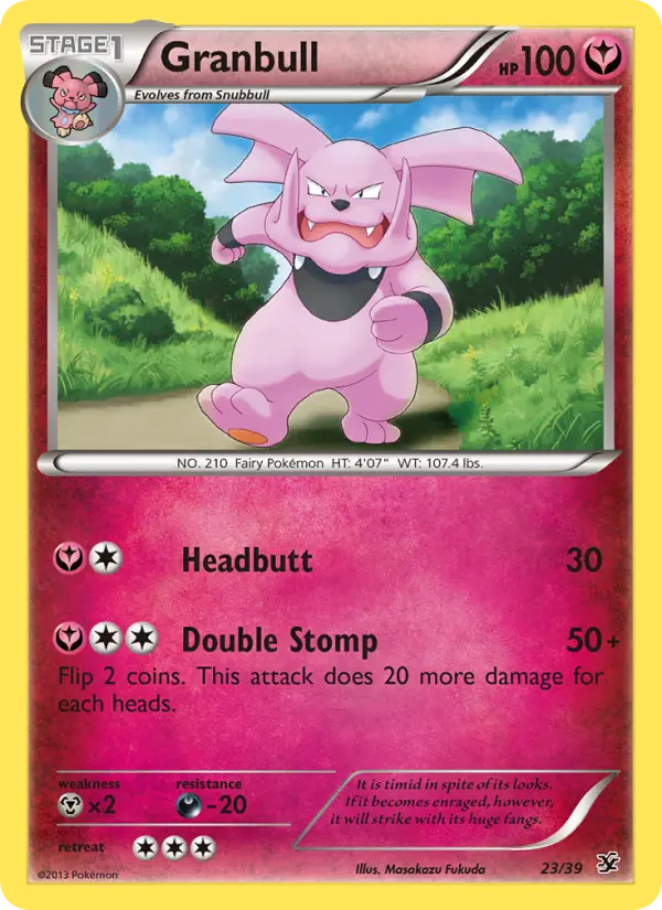 Granbull #23 — Kalos Starter Set