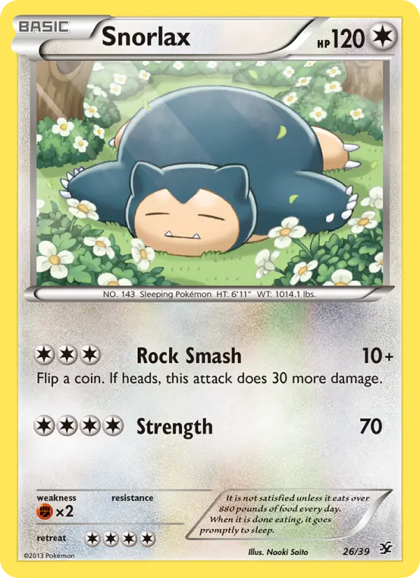 Snorlax #26 — Kalos Starter Set