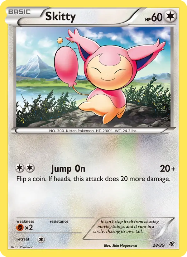 Skitty #28 — Kalos Starter Set