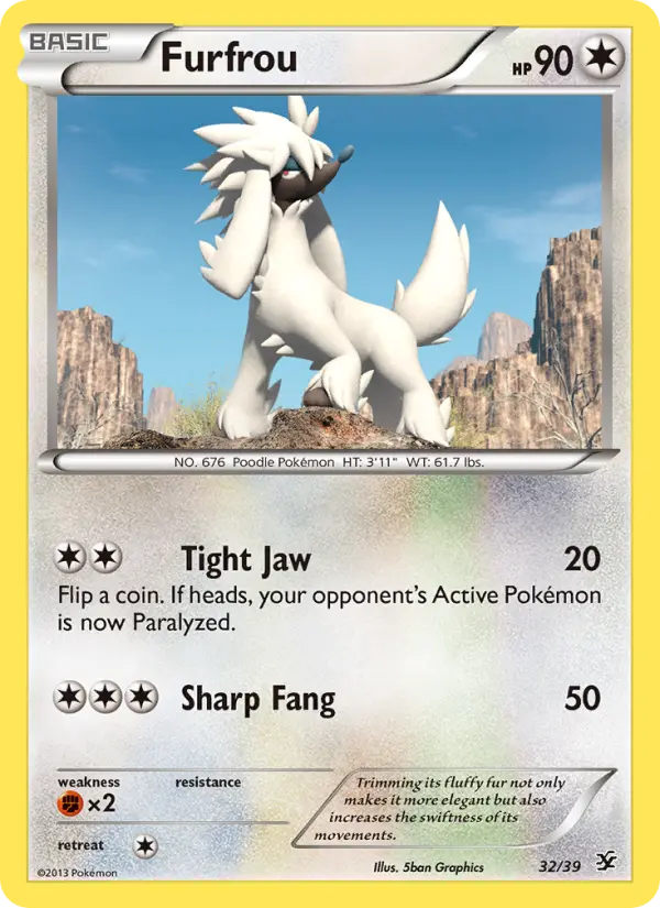 Furfrou #32 — Kalos Starter Set