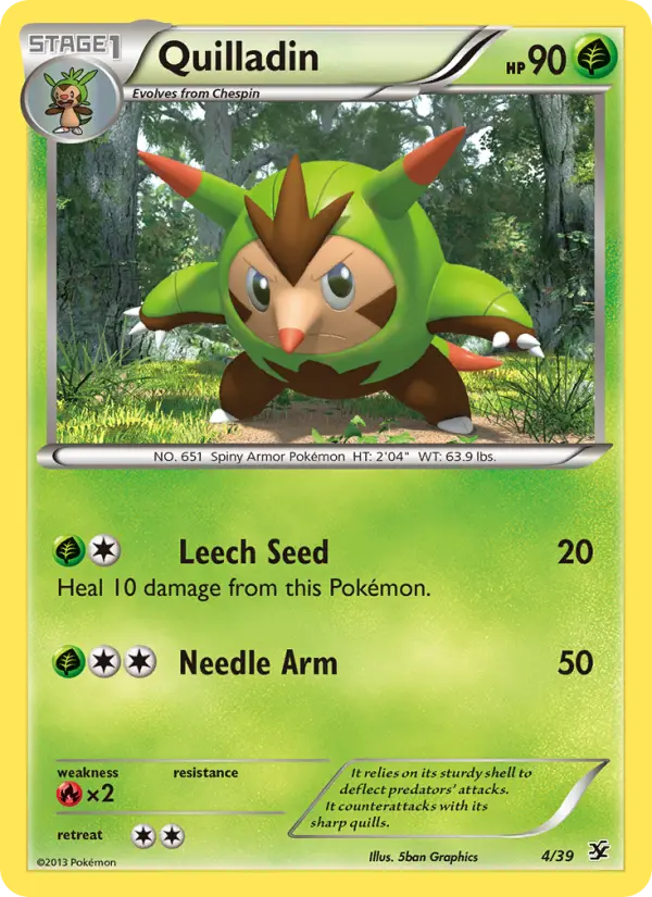 Quilladin #4 — Kalos Starter Set