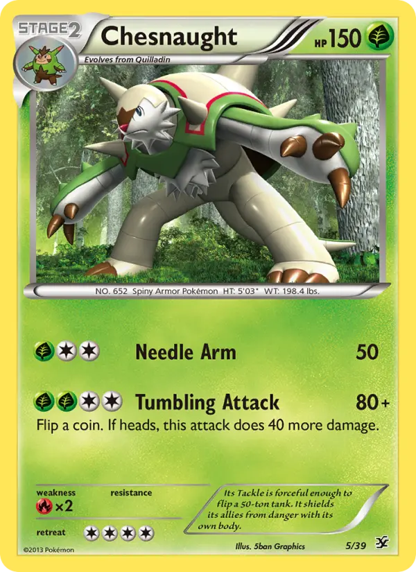 Chesnaught #5 — Kalos Starter Set