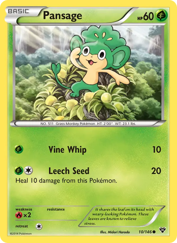 Pansage #10 — XY