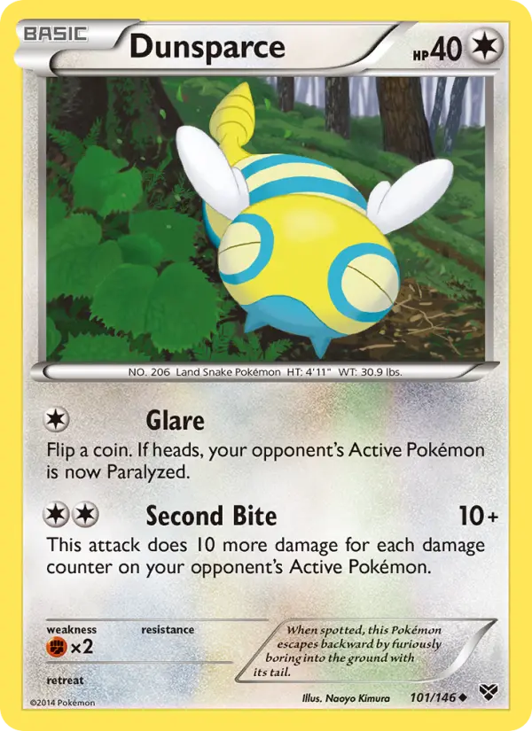 Dunsparce #101 — XY