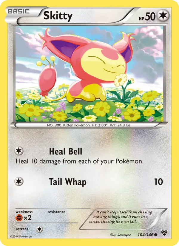 Skitty #104 — XY