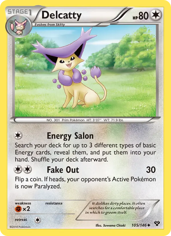 Delcatty #105 — XY